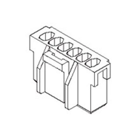 MOLEX Headers & Wire Housings 2.5 Pitch W/B Conn.H 5 Pitch W/B Conn.Hsg 351551000